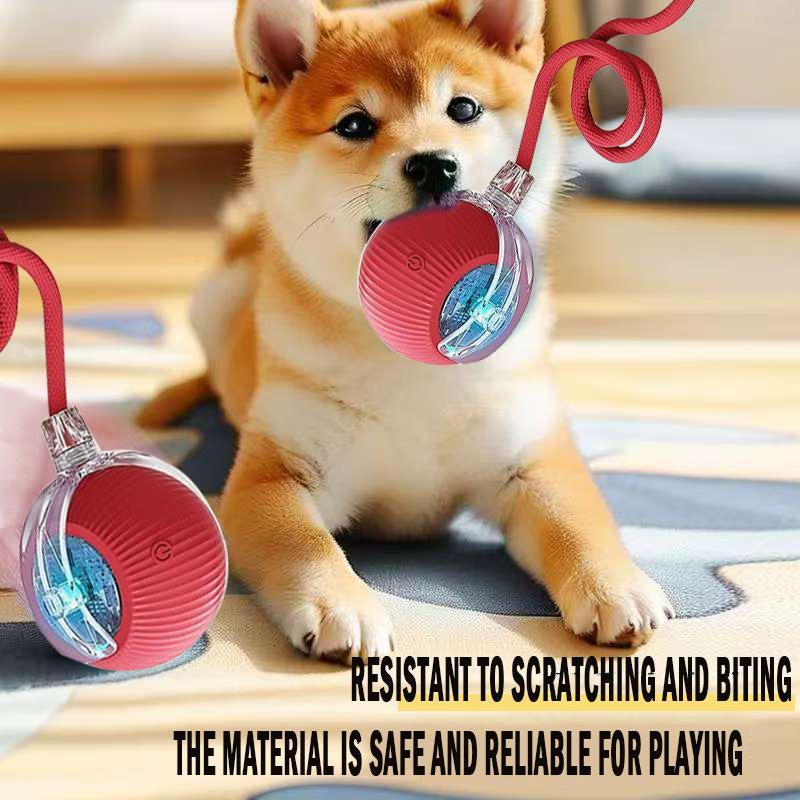ROZINO Interactive Dog & Cat Toys 2025 Upgraded Durable USB Rechargeable Automatic Rolling Ball with Obstacle Avoidance Technology for Small Medium Large Pets