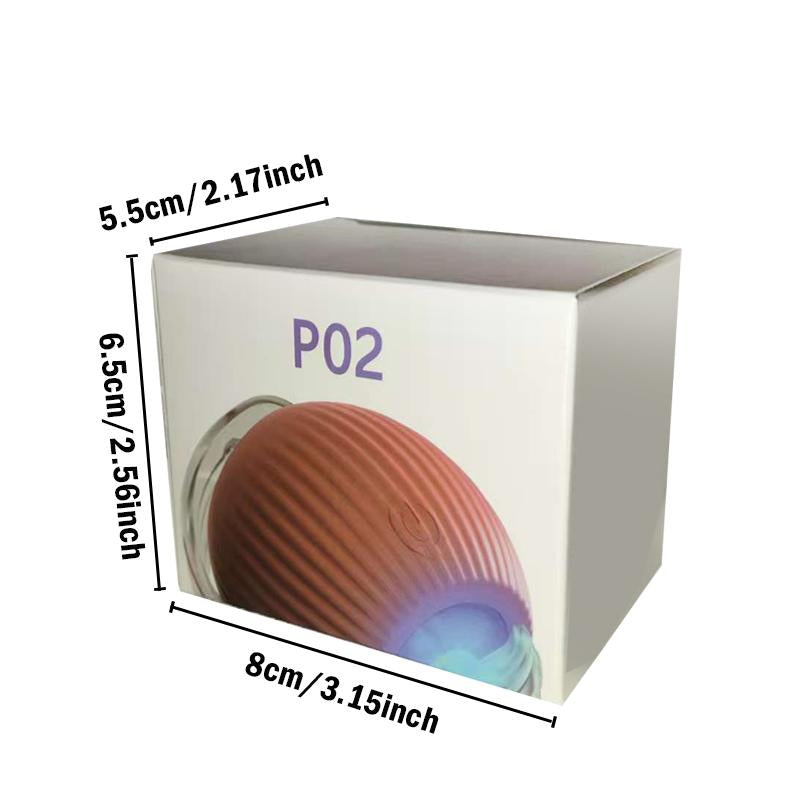 ROZINO Interactive Dog & Cat Toys 2025 Upgraded Durable USB Rechargeable Automatic Rolling Ball with Obstacle Avoidance Technology for Small Medium Large Pets